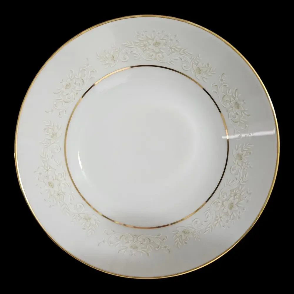 Noritake Dearest 2034 Set of 4 Fruit Bowls Fine China Japan Gold Trim